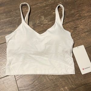 LuluLemon NWT White Align Tank Bra Sz 6